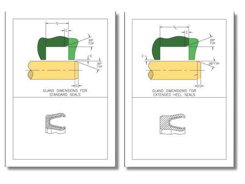 Gland Dimensions